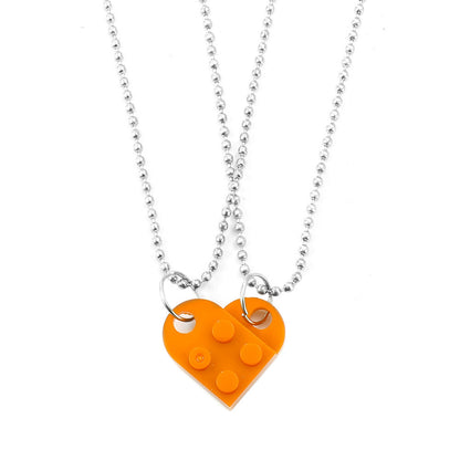 Valentine’s Day Heart Necklace – Couple’s Jewelry in 8 Colors