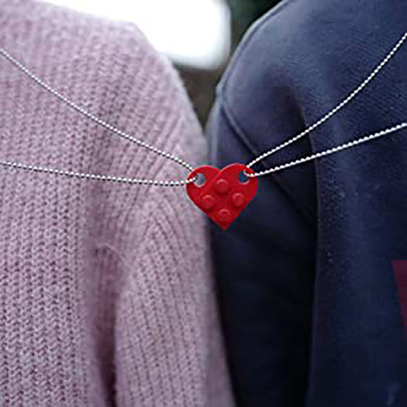 Valentine’s Day Heart Necklace – Couple’s Jewelry in 8 Colors