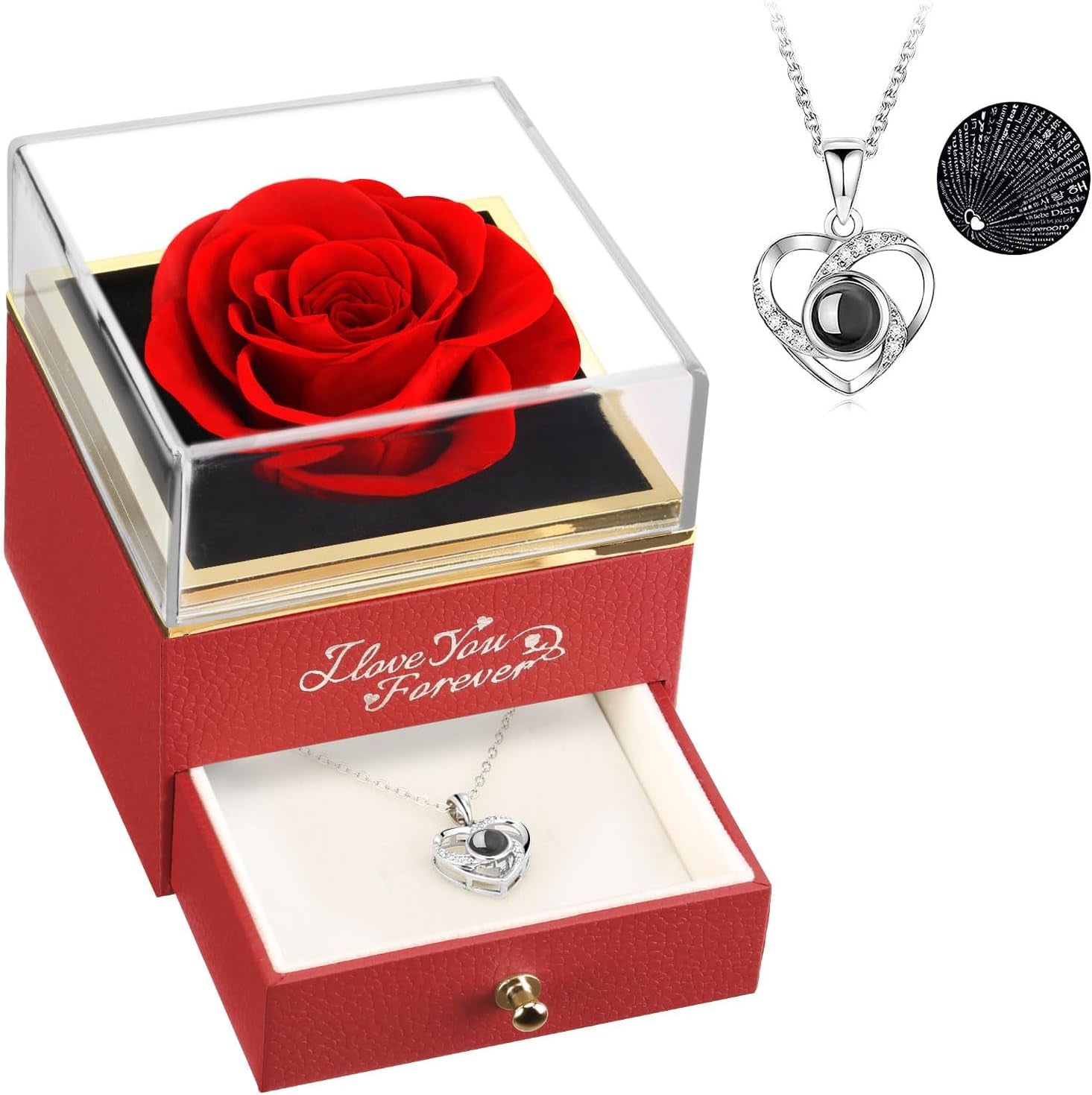 Valentines Forever Flowers Rose Gift