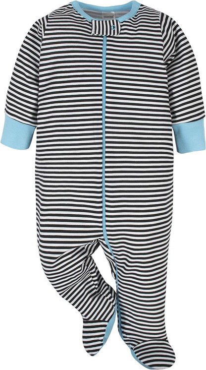 Baby Boys' 4-Pack Sleep 'N Play Footies