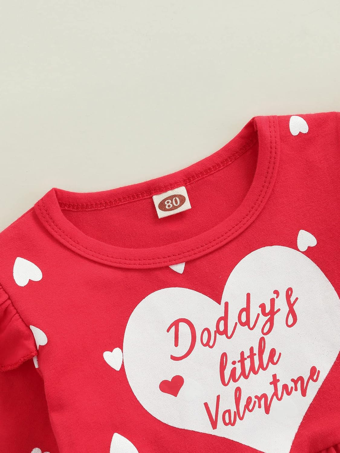 Baby Girl Valentines Day Outfit(12-18 Months)